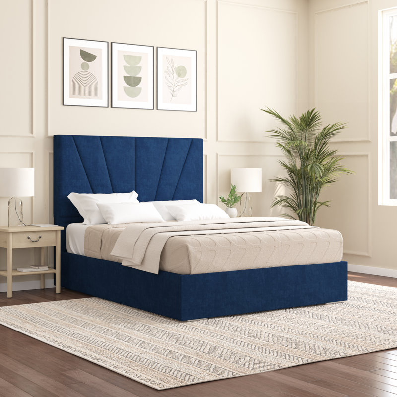 Alahnna Upholstered Bed Frame    , Parliament, Small Double (4')