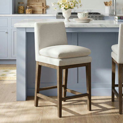 Tabouret de comptoir rembourré Bethea
