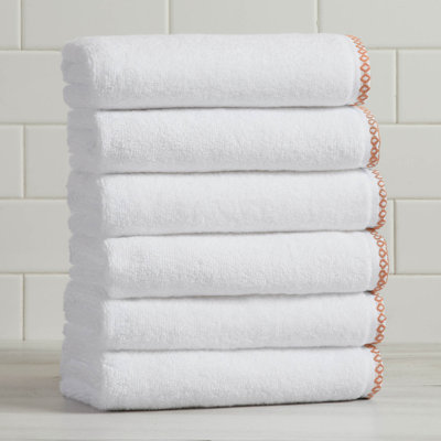 Ensemble de serviettes de bain décoratives en coton léger