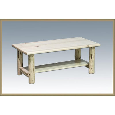  Coffee Table With Shelf Ready To Finish