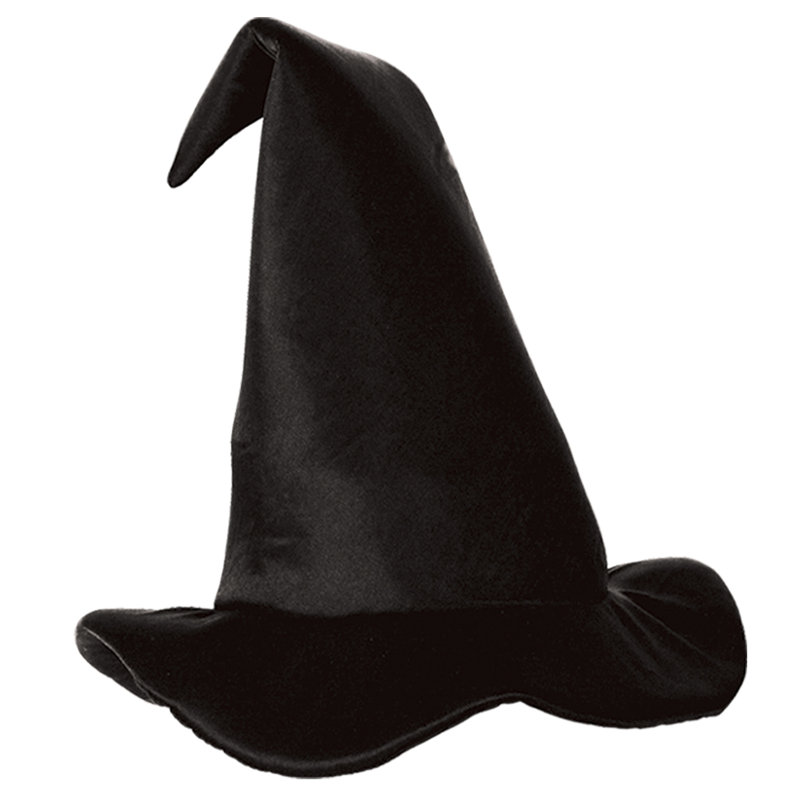 Chapeau de sorcière noir d'Halloween