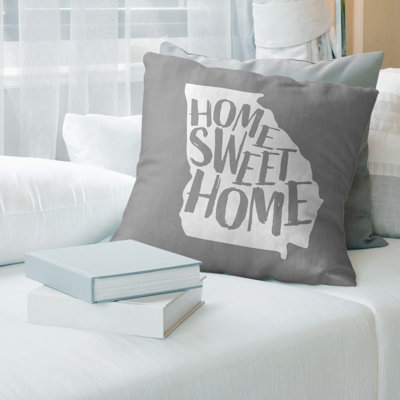 Home Sweet Throw Pillow