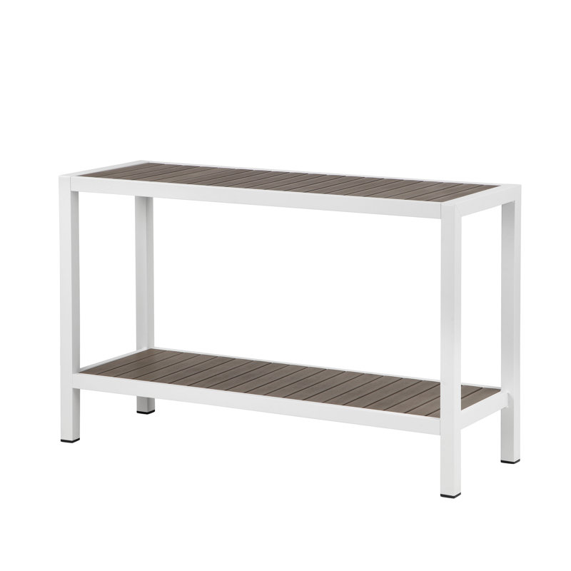 Console Doss, gris, Blanc
