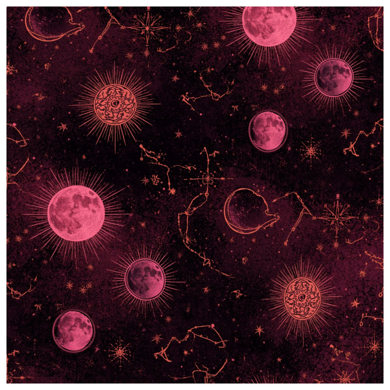 Celestial Constellation Art Shower Curtains Extra Long, 70in W x 84in H