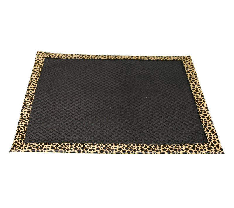 Tapis pour animaux avec grille, l 42 po x P 30 po x H 0,5 po