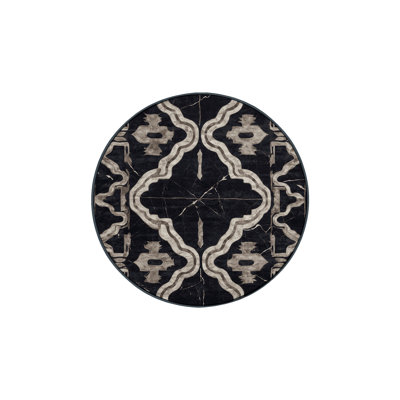 Silky Soft Plush Black Area Rug
