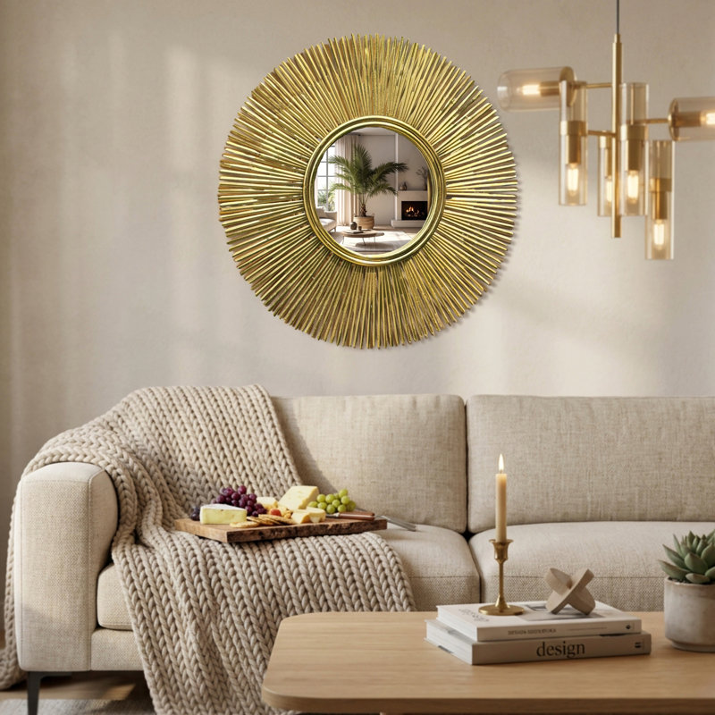 Miroir mural Bernini Sun Burst, 61 cm