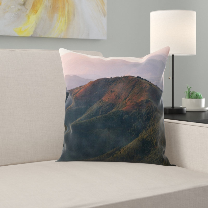 Coussin décoratif paysage