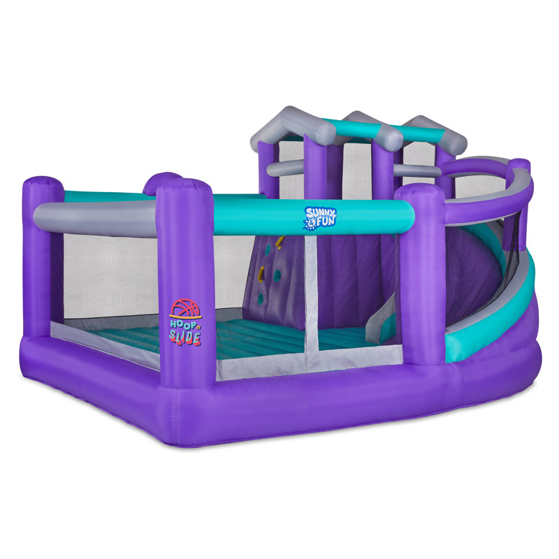 Jeu gonflable 12 'x 8' avec soufflerie, Bleu