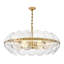 Lustre cylindrique convertible à six lumières Lillia