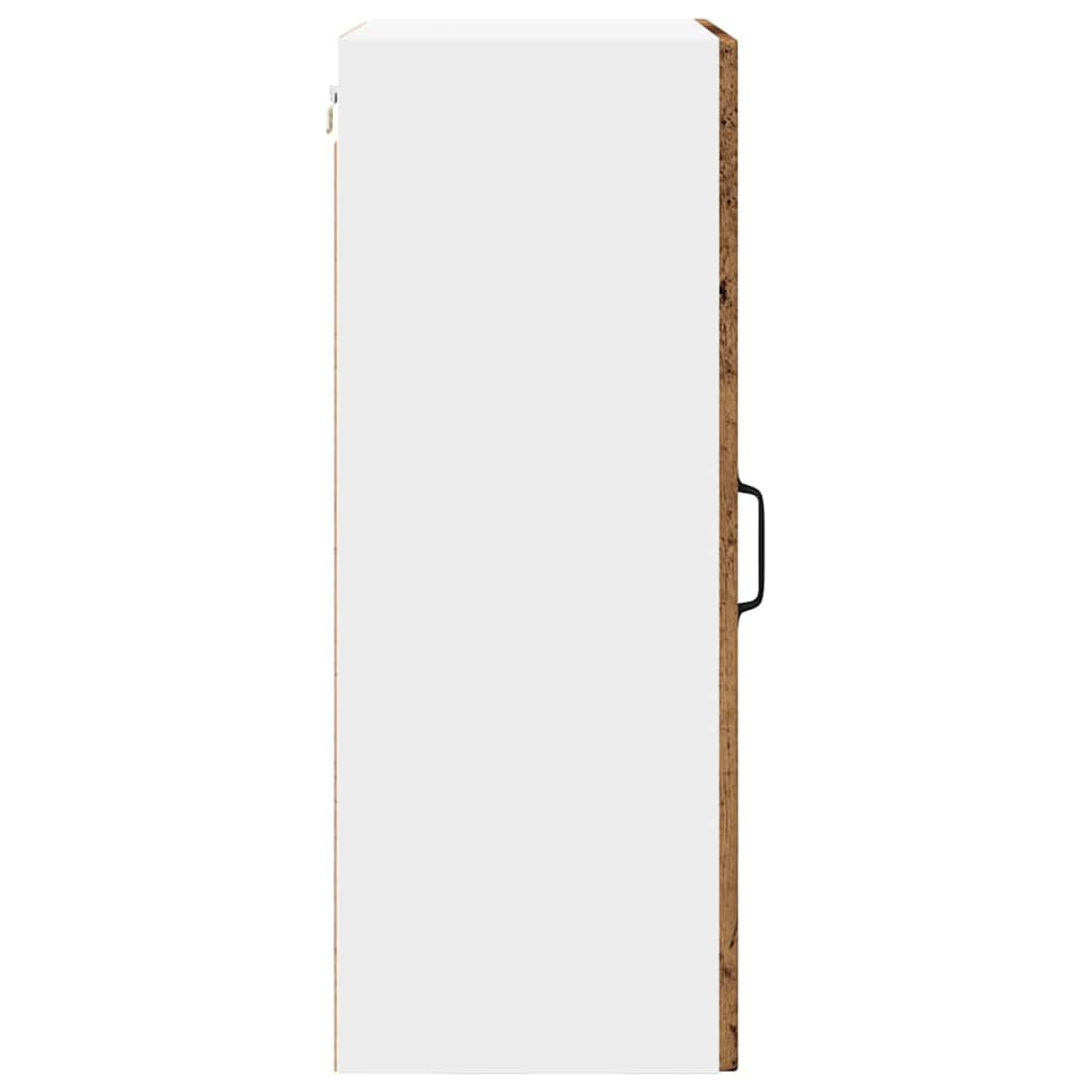 Vidaxl Kitchen Wall Cabinet Smoked Oak 50 X 31 X 80 Cm Engineered Wood
