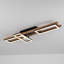 Imitation Wood Led Rectangle Flush Mount Light