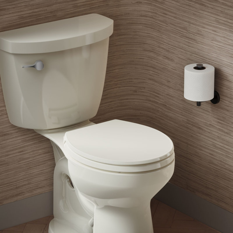 Border Readylatch Quiet-Close Toilet Seat, Round, Biscuit