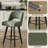 360° Swivel Counter Bar Stool (Set of 2)-1239669548