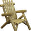 Méridienne 28 po x 30 po x 39 po en bois naturel