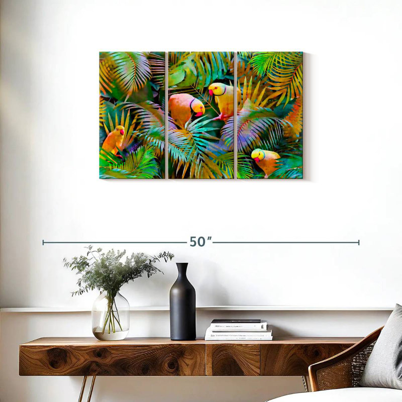 Bird Of The Tropics, 20" H x 33" W