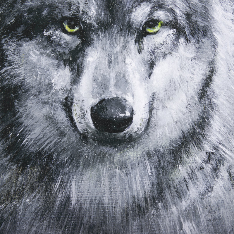 Animal Portrait Hand Embelished Framed Art Print Matted under Glass, Animal Portrait II