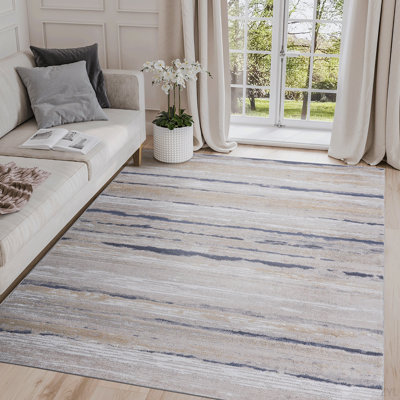 LOOM & LUXE Collection 5X7 Non-Shedding Living Room Bedroom Dining Home Office Stylish And Stain Resistant Area Rug