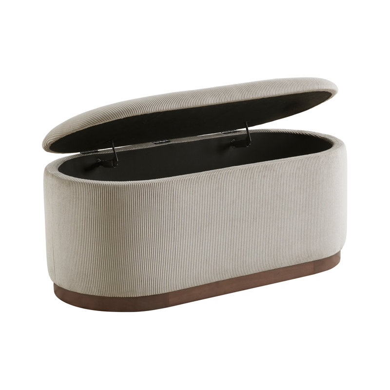 Banc de rangement Cassius, Taupe