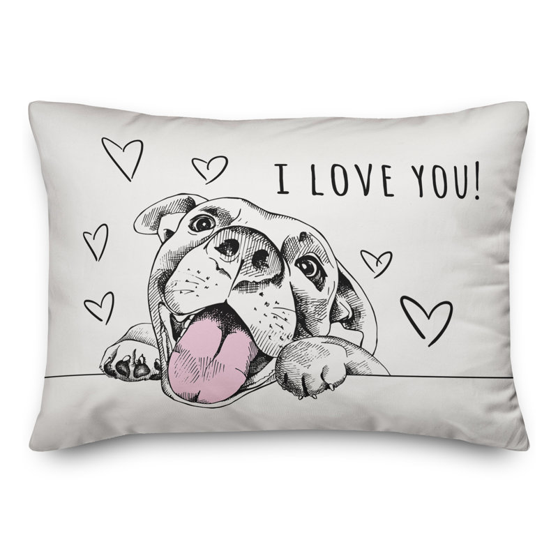 Coussin I Love You Pup