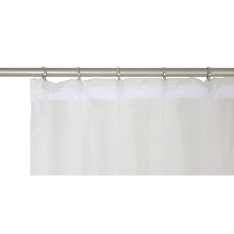 Colmenero Pencil Pleat Semi-Sheer Single Curtain, 750 W x 125 D cm
