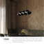 Void 41-in Black dimmable LED Linear Pendant-761712775
