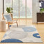 Tapis intérieur / extérieur bleu / gris Aloha-202266989