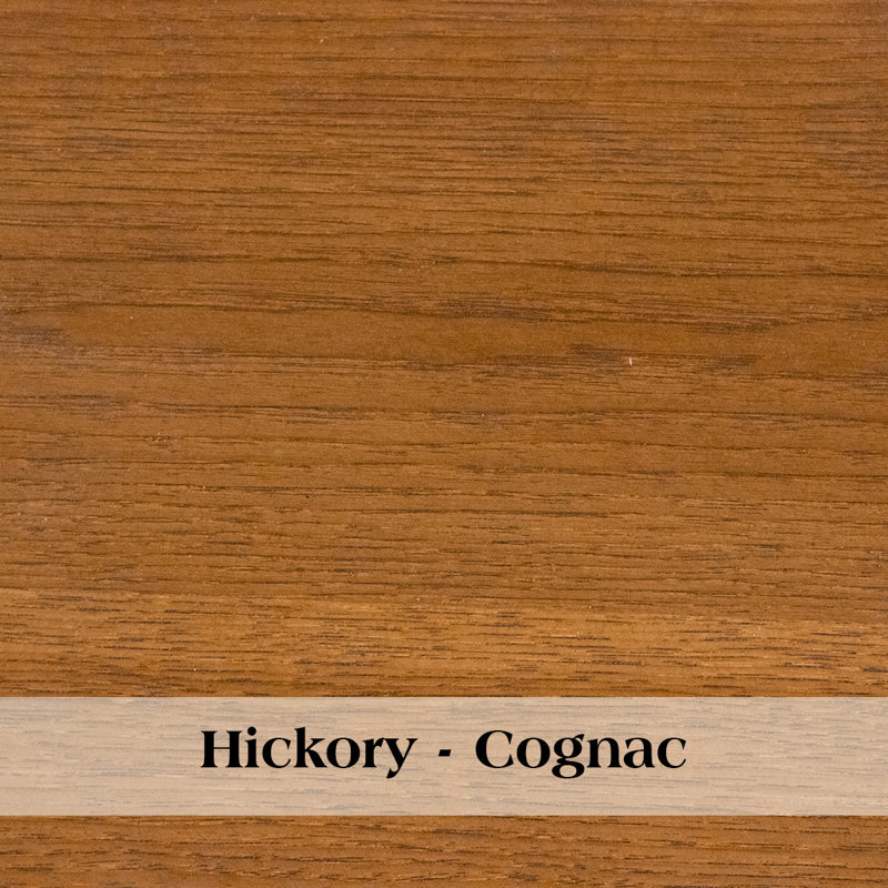 Bureau d'écriture à deux tiroirs Fireside Lodge Hickory - Cognac - Armure, Cognac