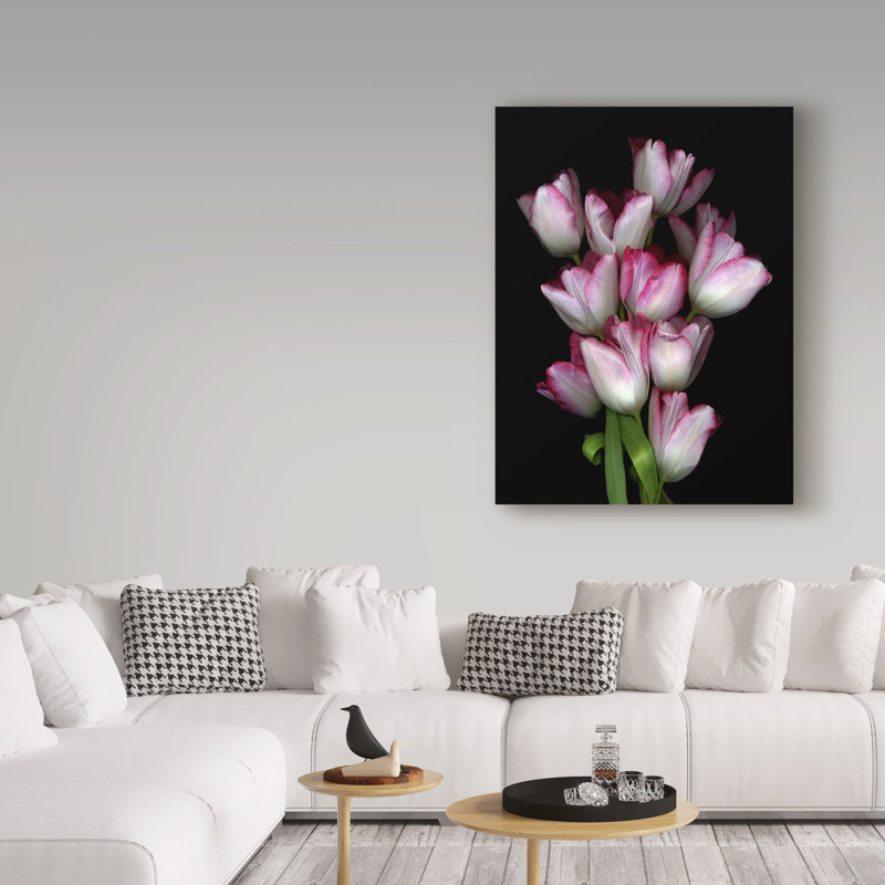 «Tulips» par Dosta, impression sur toile tendue, H 19 po x l 14 po x P 2 po