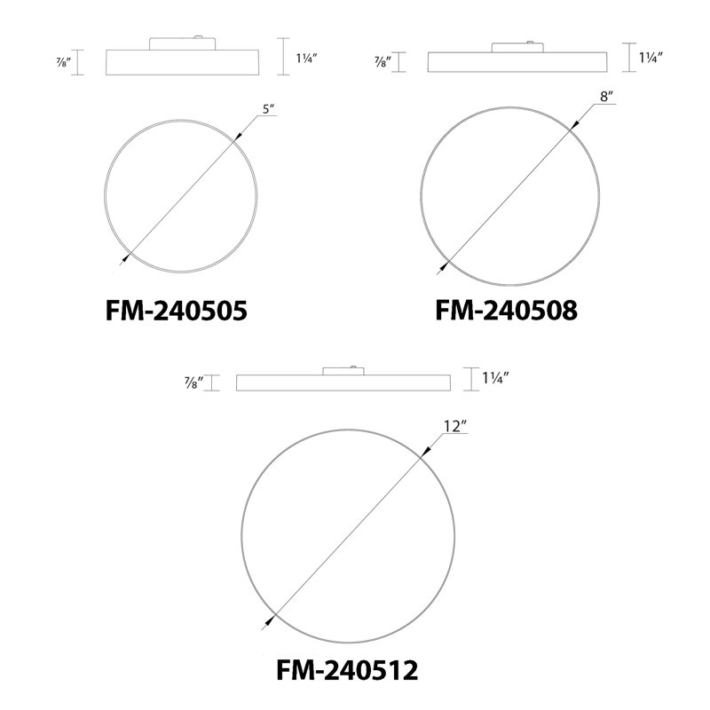 Plafonnier encastré rond en acrylique à intensité variable avec interrupteur de température de couleur: 2700 K, 3000 K, 3500 K, 4000 K et 5000 K