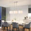 Konur 3 - Light Fabric Kitchen Island Pendant-1052882687