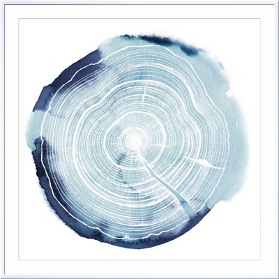 «Tree Ring Overlay III» par Grace Popp - peinture encadrée