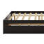 Cadres de lit double en bois Bonney avec lit gigogne et tiroirs de rangement-2119693219