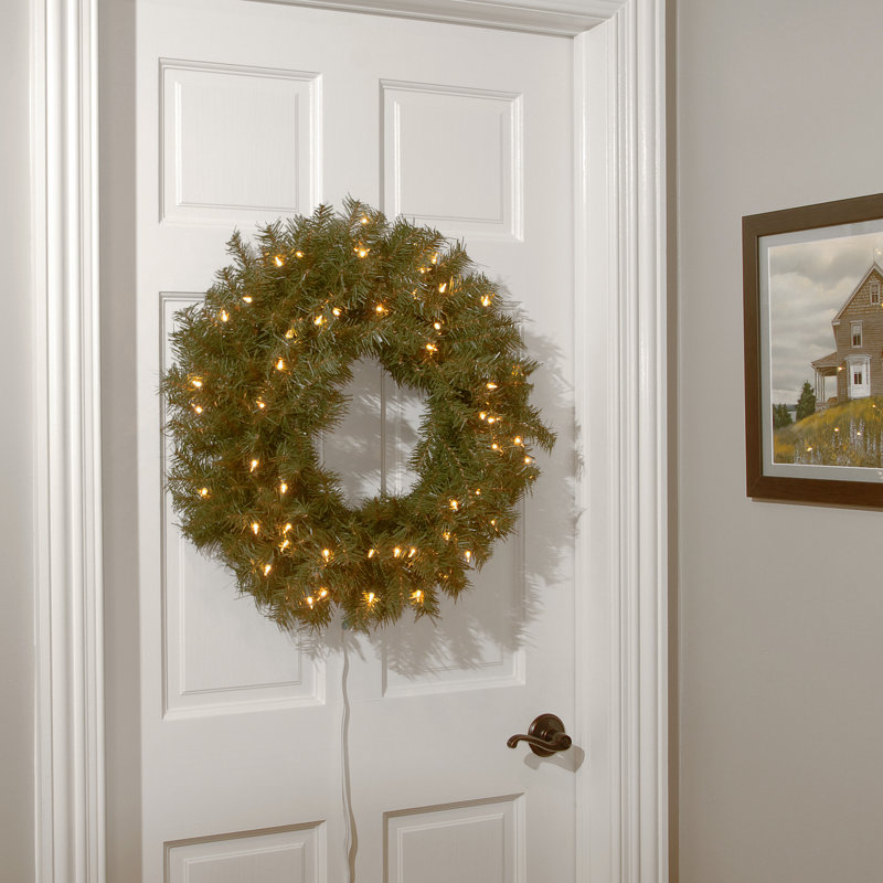 Couronne de sapin avec lumières Norwood, 36", Non éclairé