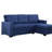 Upholstered Pull out Sectional Sofa with Chaise