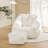 Big Beanbag Chair with Ottoman, Adult Bean Bag Chair with Filler for Living Room, Comfy Beanbag Chair for Adults with Filling-881535469