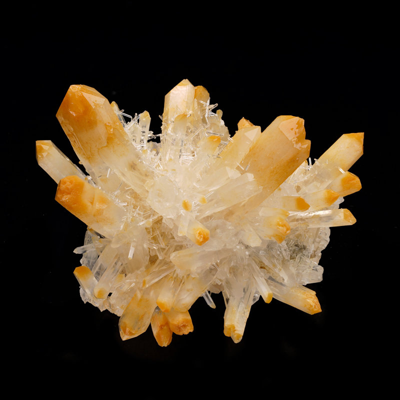 Quartz avec halloyite de la Colombie