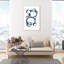 Modern Single Line Geometric Bear Print-69342181-69342182