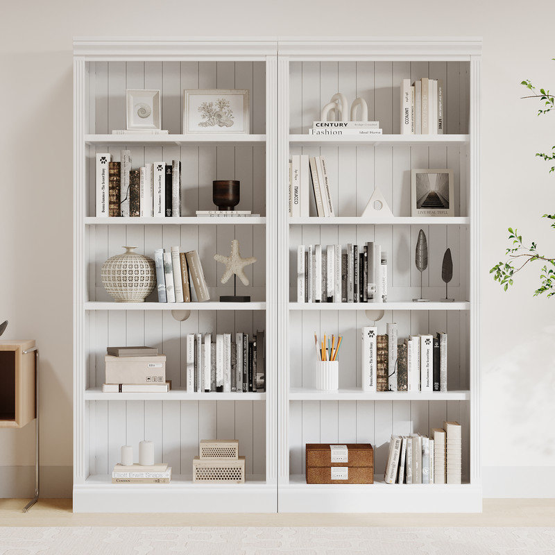 Bibliothèque avec rangement