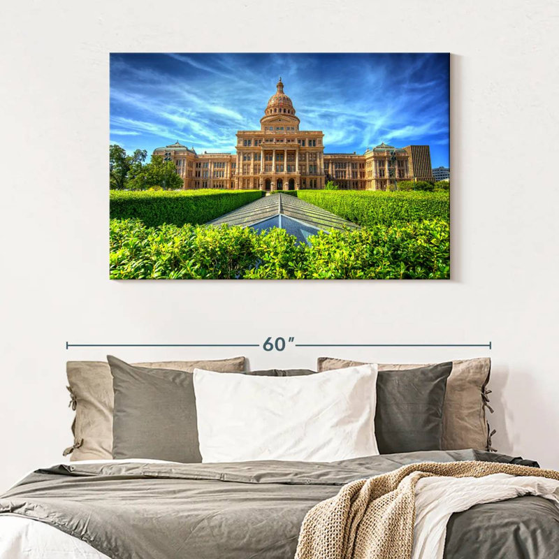 Nicci Texas Capitol, H 32 po x l 48 po