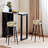 Beige And Black Cheetah Print Simplicity II - Geometric Bar Stools Set Of 2