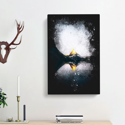 Matterhorn Mountain In Zermatt - Wrapped Canvas Painting