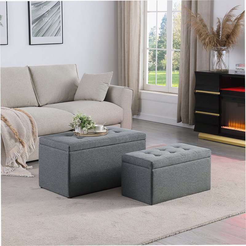 Ensemble de repose-pieds, Gris