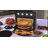 Air Fryer Oven 27.5QT, 6-in-1 Countertop Convection Oven, Air Fry, Bake, Broil, Toast, Warm, Dehydrate, 4 Knob Control, 1600W, Family Size for Crispy Cooking, Black-124653224