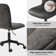 Samar Upholstered Armless Swivel Task Chair with Tufted Back
