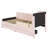 Twin Size L-Shaped Corduroy Daybed, Upholstered Platform Bed Frame with 2 Built-In Storage Drawers for a Cozy and Practical Design,-531081831