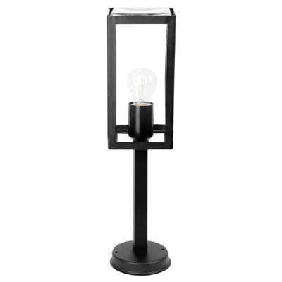 Huizen Black Integrated LED Steel Pathway Light