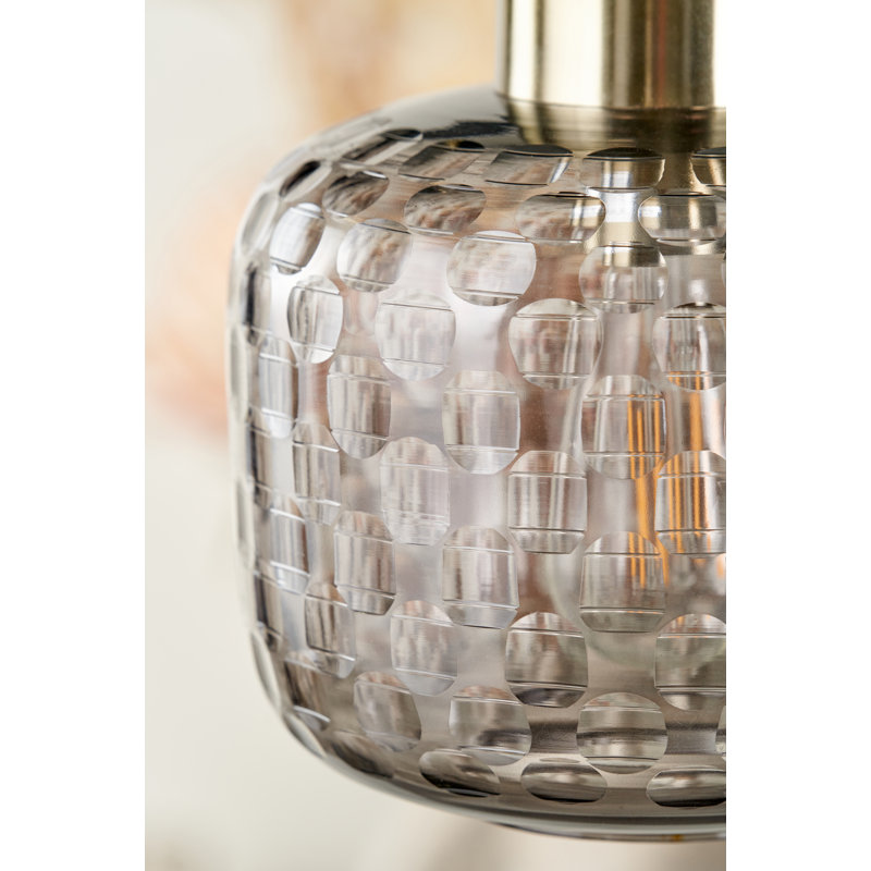 Camille 1 - Light Brushed Gold Pendant