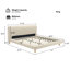 Lit plateforme tapissier Elliot Mid-Century-369981838