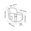 Polyester Box Cushion Sofa Slipcover